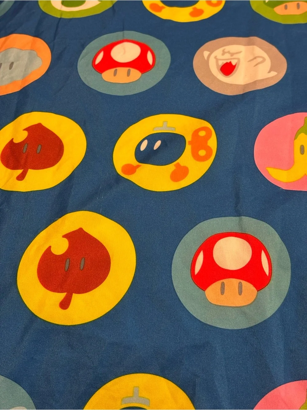 2 Piece Super Mario Bros Nintendo Twin Sheet Set 1 Fitted & 1 Flat Sheet Cartoon